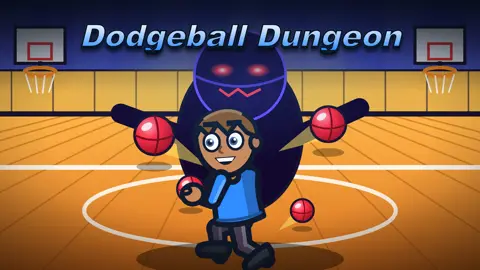 Dodgeball Dungeon cover art, a free online action game