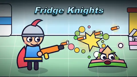 Fridge Knights cover art, a free online action game