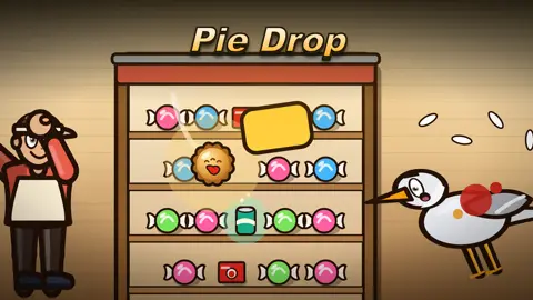 Pie Drop cover art, a free online physics game