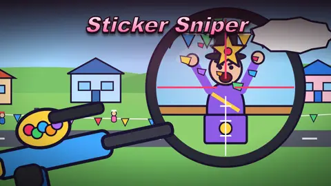 Sticker Sniper cover art, a free online action game